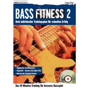 PPV Medien Bass Fitness 2 Bono, Buch und CD купить