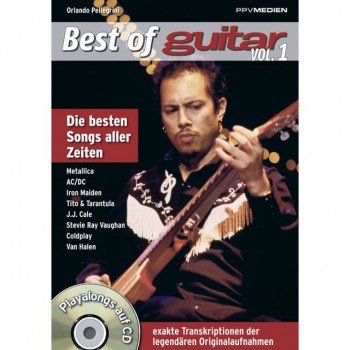 PPV Medien Best of Guitar - Playalongs 1 Buch und CD, Pellegrini купить