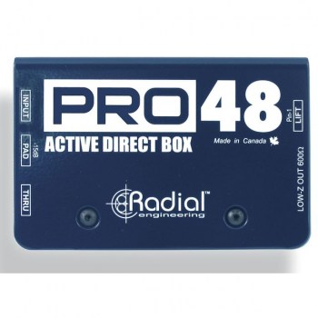 Radial Pro48 High Resolution Phantom Powered Active Direct Box купить