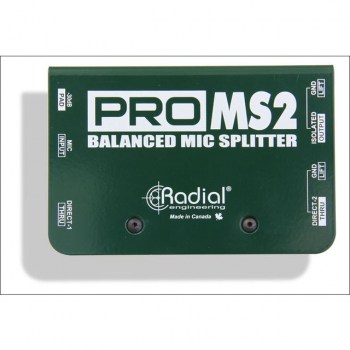 Radial PRO-MS2 Mikrofon Splitter passiv купить