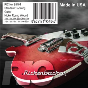 Rickenbacker E-Guitar Strings 10-46 12-String Nickel, 95404 купить