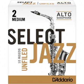 Rico Select Jazz Unfiled Alto Sax Reeds 2M Unfiled Box of 10 купить
