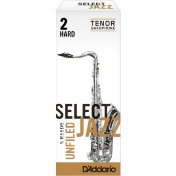 Rico Select Jazz Unfiled Tenor Sax Reeds 2H Unfiled Box of 5 купить