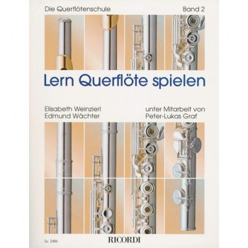 Ricordi Verlag Lern Querflote spielen 2 Weinzierl/Wochter, Schule/CD купить