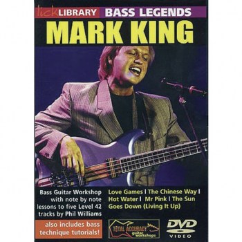 Roadrock International Lick Library: Bass Legends - Mark King DVD купить