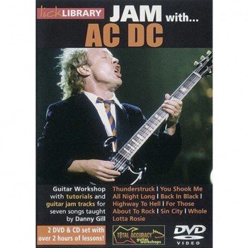 Roadrock International Lick Library: Jam With AC/DC DVD, CD купить