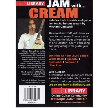 Roadrock International Lick Library: Jam With Cream DVD, CD купить