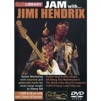 Roadrock International Lick Library: Jam With Jimi Hendrix DVD, CD купить