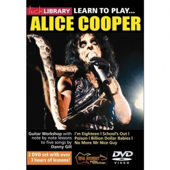 Roadrock International Lick Library: Learn To Play Alice Cooper DVD купить