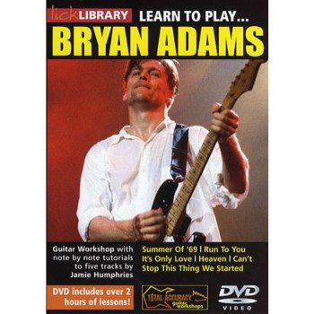 Roadrock International Lick Library: Learn To Play Bryan Adams DVD купить