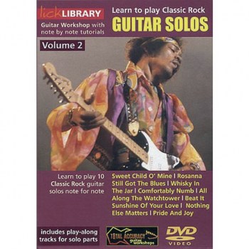 Roadrock International Lick Library: Learn To Play Classic Rock Guitar Solos 2 DVD купить