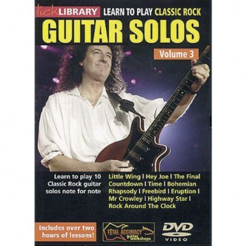 Roadrock International Classic rock guit solos 3 Learn to play (Guitar), DVD купить
