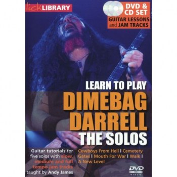 Roadrock International Lick Library: Learn To Play Dimebag Darrell - The Solos DVD купить