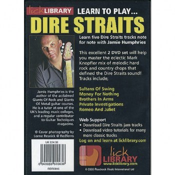 Roadrock International Lick library - Dire Straits Learn to play (Guitar), DVD купить