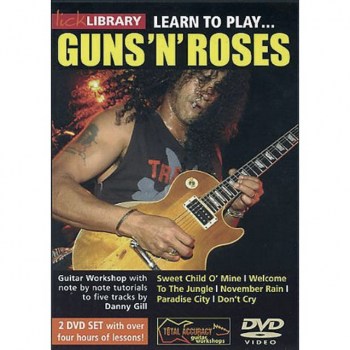 Roadrock International Lick library - Guns NoRoses Learn to play (Guitar), DVD купить