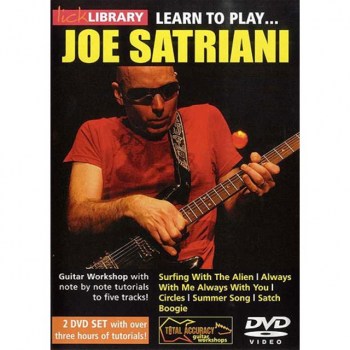 Roadrock International  Lick Library: Learn To Play Joe Satriani DVD купить