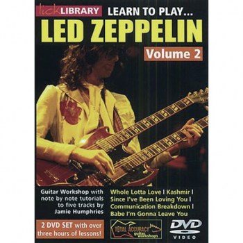 Roadrock International Lick Library: Learn To Play Led Zeppelin 2 DVD купить