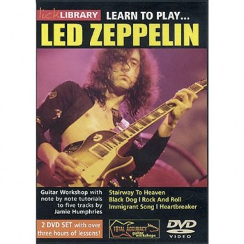 Roadrock International Lick library - Led Zeppelin Learn to play (Guitar), DVD купить