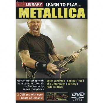 Roadrock International Lick Library: Learn To Play Metallica DVD купить