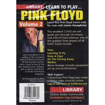 Roadrock International  Lick Library: Learn To Play Pink Floyd 2 DVD купить