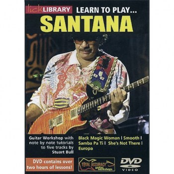 Roadrock International Lick library - Santana Learn to play (Guitar), DVD купить