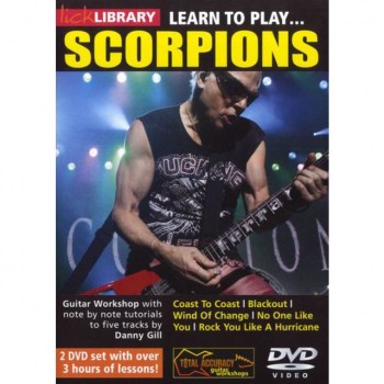 Roadrock International Lick Library: Learn To Play Scorpions DVD купить