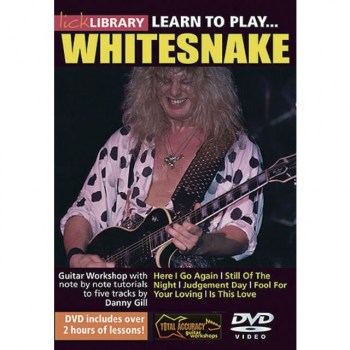 Roadrock International Lick Library: Learn To Play Whitesnake DVD купить