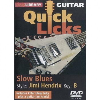 Roadrock International Quick Licks: Jimi Hendrix Slow Blues Key Of B (DVD) купить