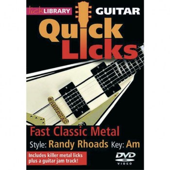 Roadrock International Quick licks: Randy Rhoads Fast Metal Key Of Am (DVD) купить