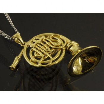 Rockys Pendant French Horn gold plated купить