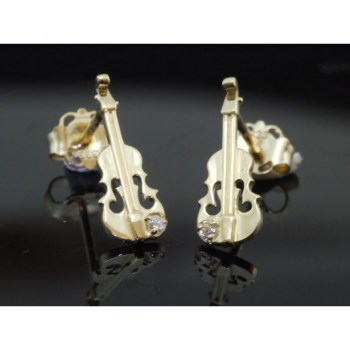 Rockys Earrings Violin Gold 333/8 Karat, zirconia купить