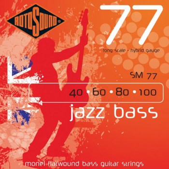 Rotosound Bass Strings 40-100 Flatwound купить
