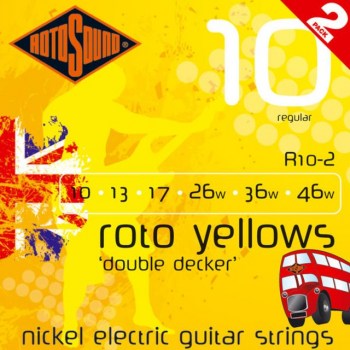 Rotosound redo Yellows R10DD 10-46 Doubledecker  2er Set купить