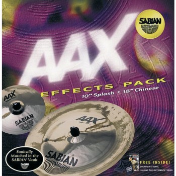 Sabian AAX Effects Pack 10"Spl, 18"Ch Brilliant Finish купить