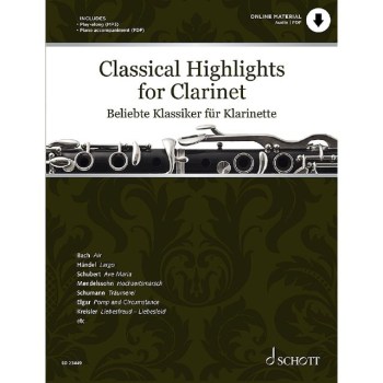 Schott Music Classical Highlights for Clarinet купить
