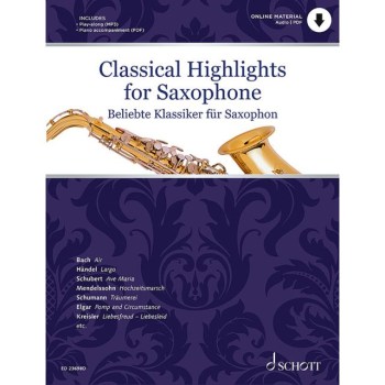Schott Music Classical Highlights for Saxophone купить