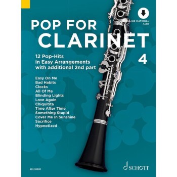 Schott Music Pop For Clarinet 4 купить