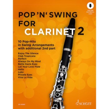 Schott Music Pop 'n' Swing For Clarinet 2 купить