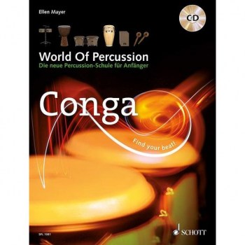 Schott-Verlag Conga 1, World of Percussion Ellen Mayer купить