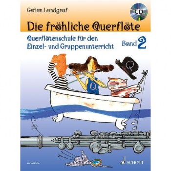 Schott-Verlag Die frohliche Querflote 2 Gefion Landgraf, Schule/CD купить