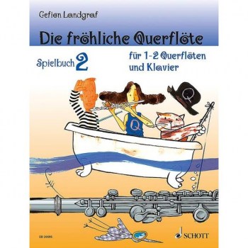 Schott-Verlag Die frohliche Querflote 2 Gefion Landgraf, Spielbuch купить