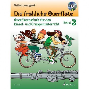 Schott-Verlag Die frohliche Querflote 3 Gefion Landgraf, Schule/CD купить