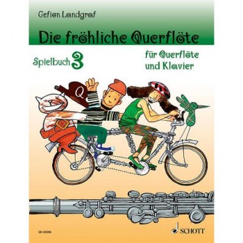 Schott-Verlag Die frohliche Querflote 3 Gefion Landgraf, Spielbuch купить