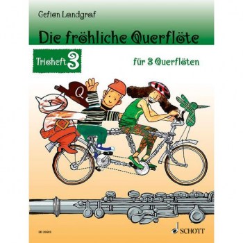 Schott-Verlag Die frohliche Querflote 3 Gefion Landgraf, Trioheft купить