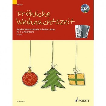 Schott-Verlag Frohliche Weihnachtszeit M.Magolt,1-2Akkordeons,Buch/CD купить