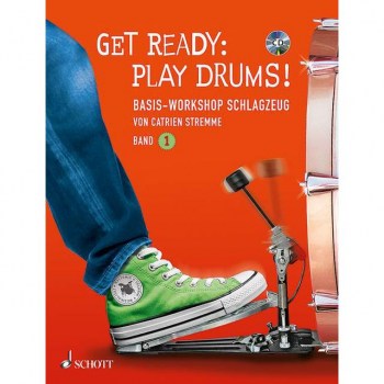Schott-Verlag Get Ready - Play Drums! Stremme, Lehrbuch mit CD купить