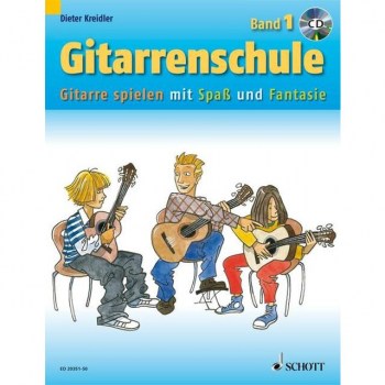 Schott-Verlag Gitarrenschule 1 D.Kreidler,Neufassung,Buch/CD купить