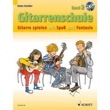 Schott-Verlag Gitarrenschule 2 D.Kreidler,Neufassung,Buch/CD купить