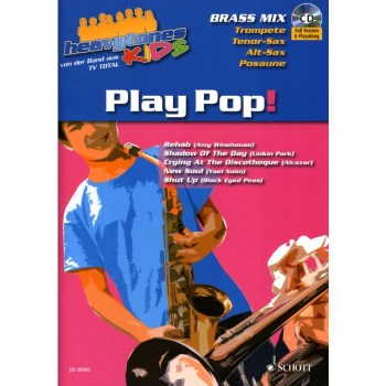 Schott-Verlag Heavytones Kids - Brass Mix Play Along Sax, Posaune, Tromp купить