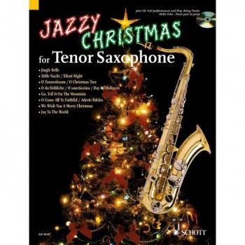 Schott-Verlag Jazzy Christmas Ausgabe mit CD; Tenor-Saxophon купить